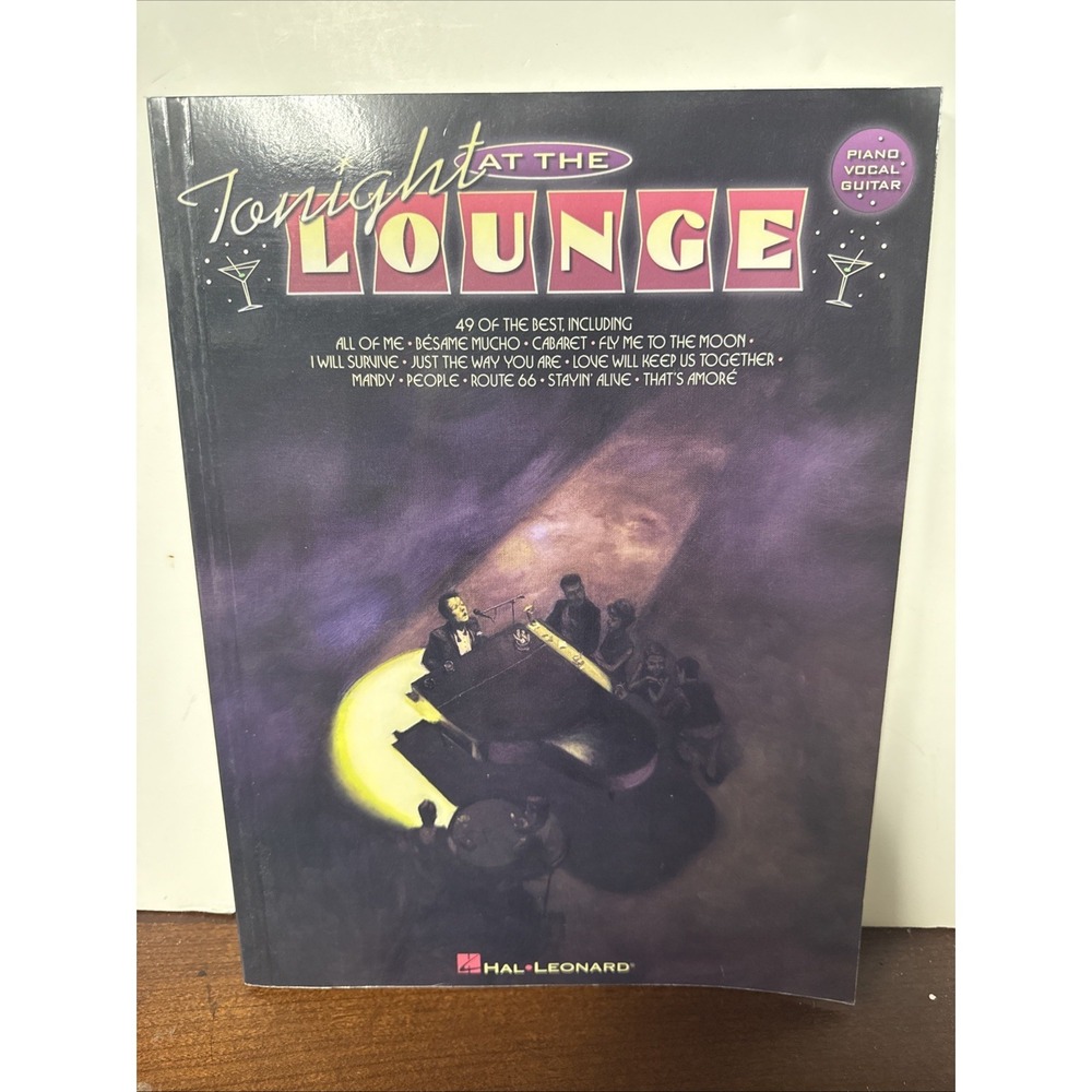 Tonight at the Lounge Piano Vocal Guitar Sheet Music 49 Songs Hal‎ Leonard